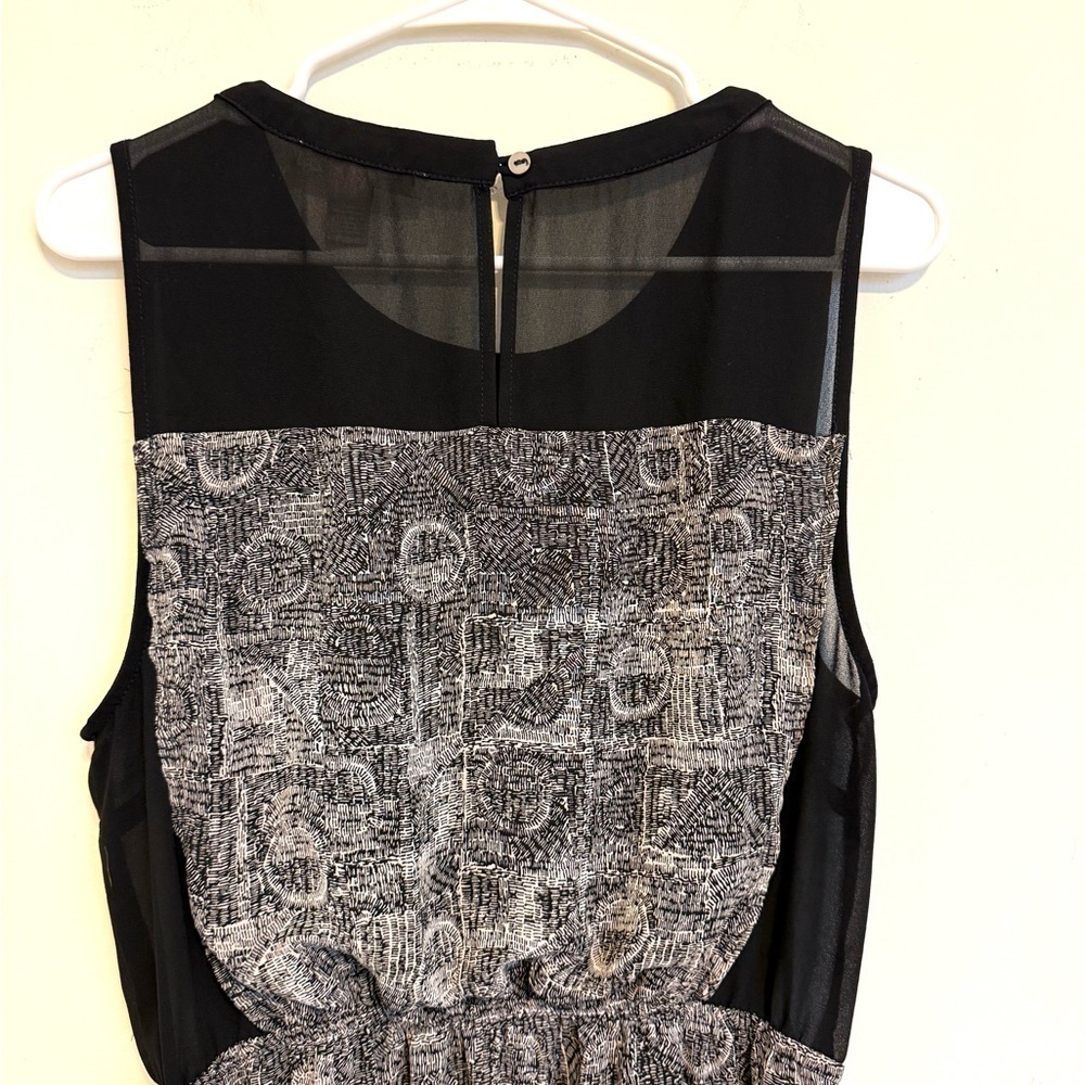 2/$15 Forever 21 - Black & Gray Patterned Sleeveless Mini Dress Size Large - Picture 7 of 8